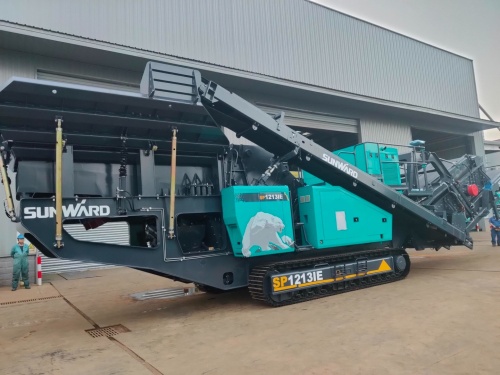 Гусеничная роторная дробильная установка SP1213IE (внешнее питание)